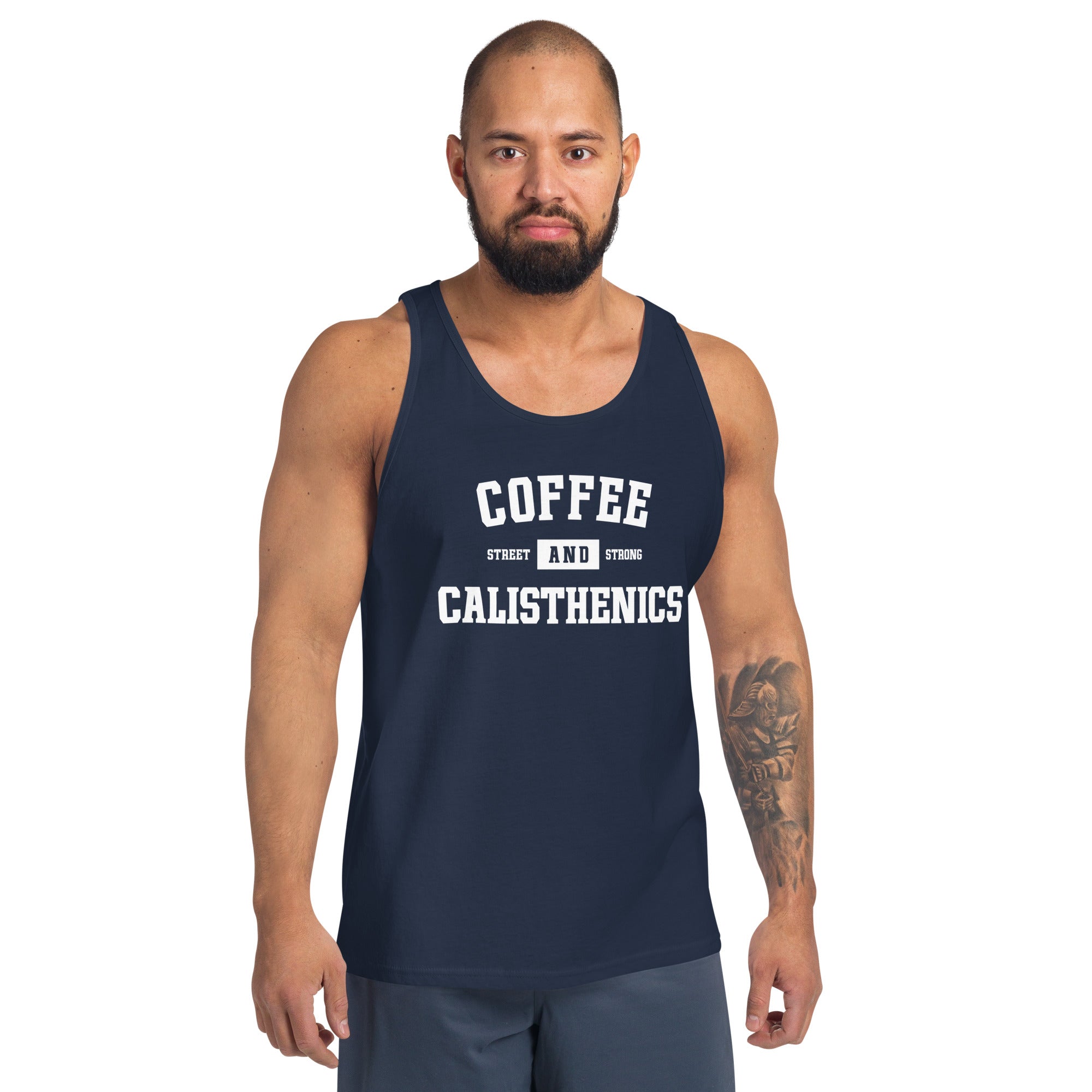 Coffee And Calisthenics | Men's Tank Top