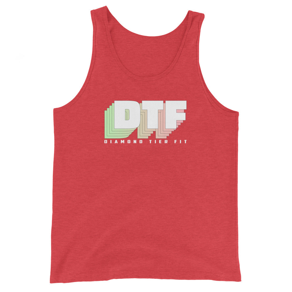 DTF Logo Green Pink | Men's Tank Top