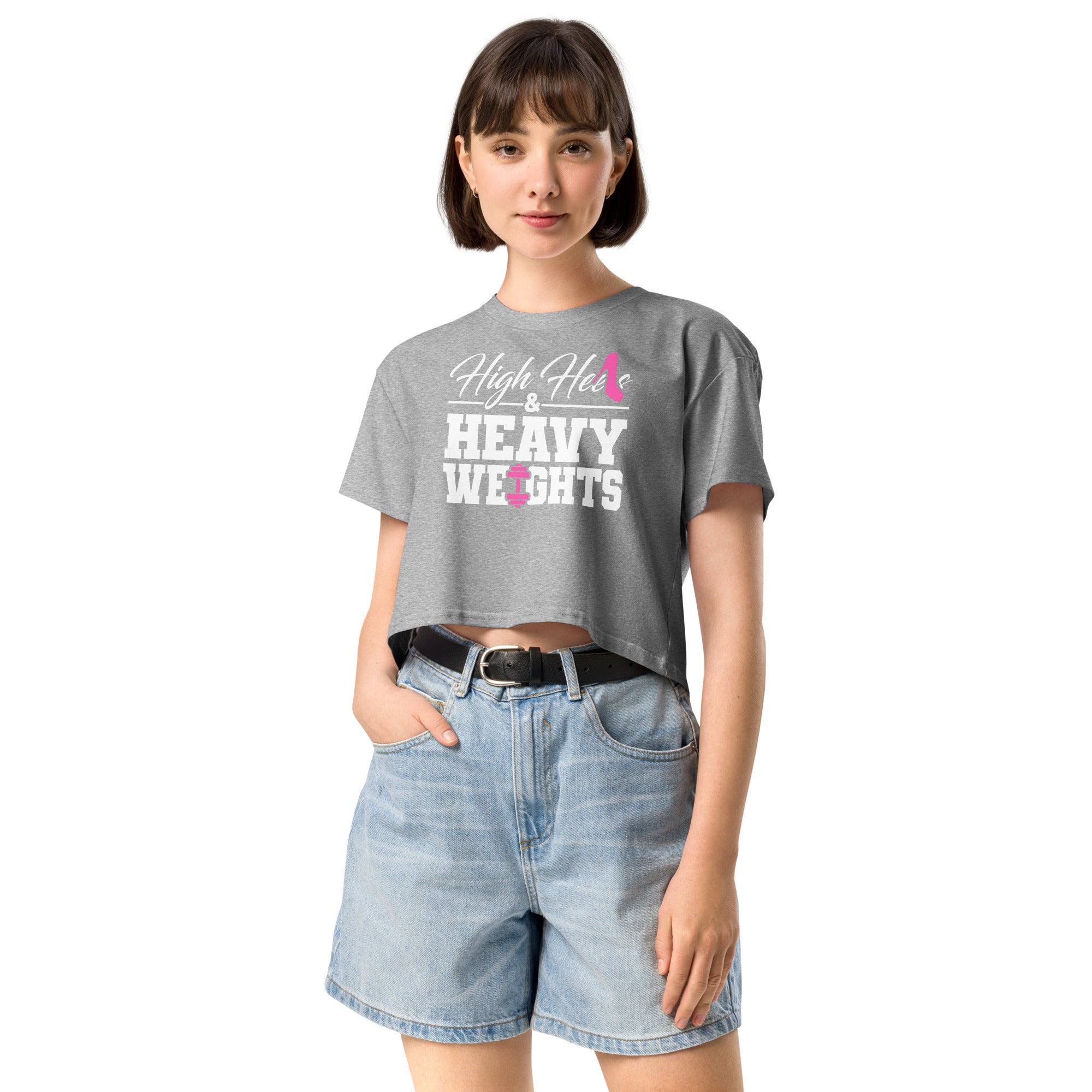 High Heels & Heavy Weights | Women’s crop top