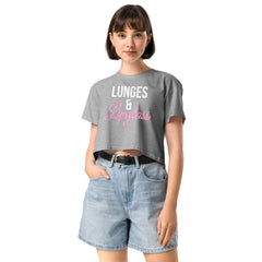 Lunges & Lipgloss | Women’s crop top