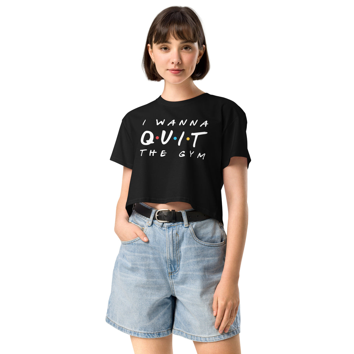 I Wanna Quit The Gym | Women’s crop top