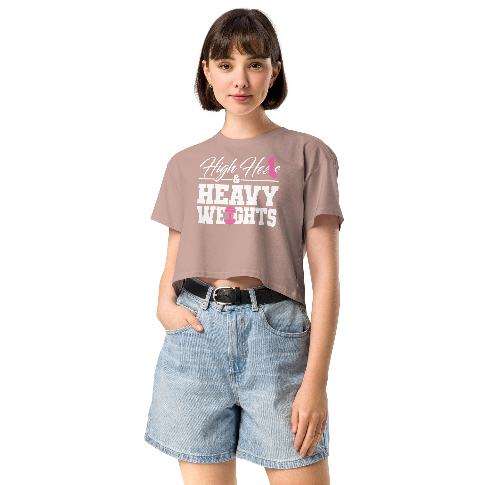 High Heels & Heavy Weights | Women’s crop top