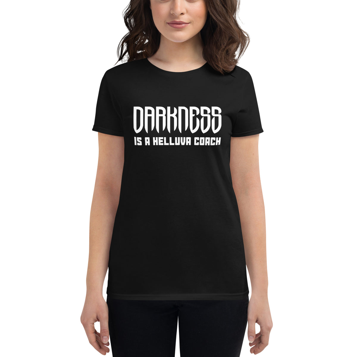 Darkness Is A Helluva Coach | Women's short sleeve t-shirt