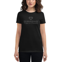 Diamond Tier Fitness Black | Women's short sleeve t-shirt