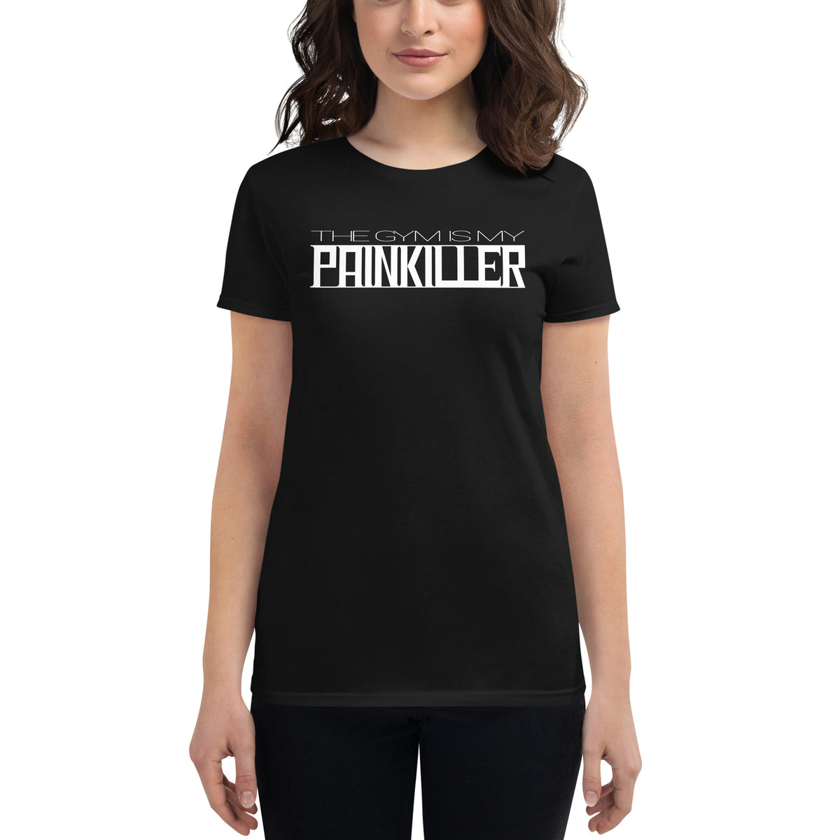 The Gym Is My Painkiller | Women's short sleeve t-shirt