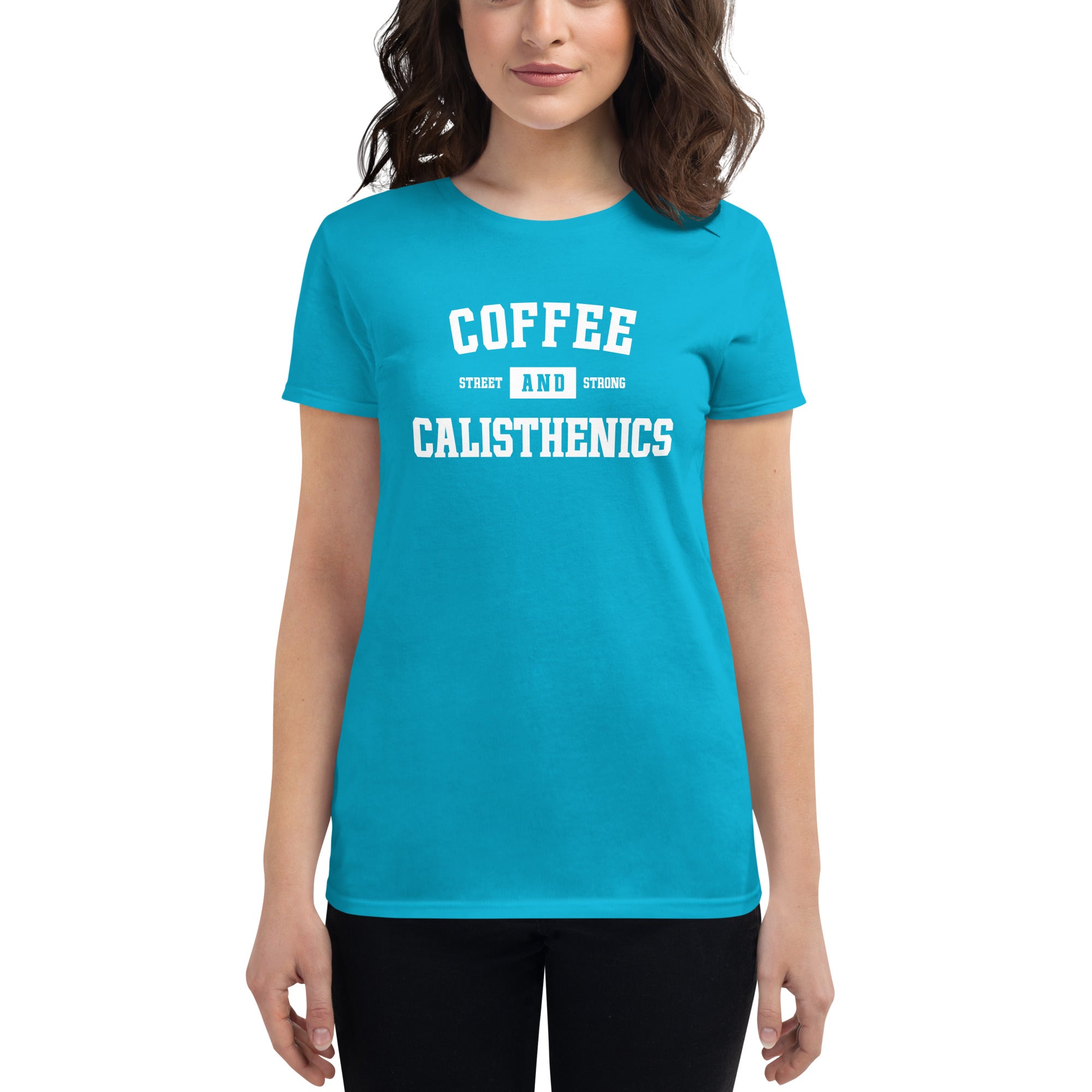 Coffee And Calisthenics | Women's short sleeve t-shirt