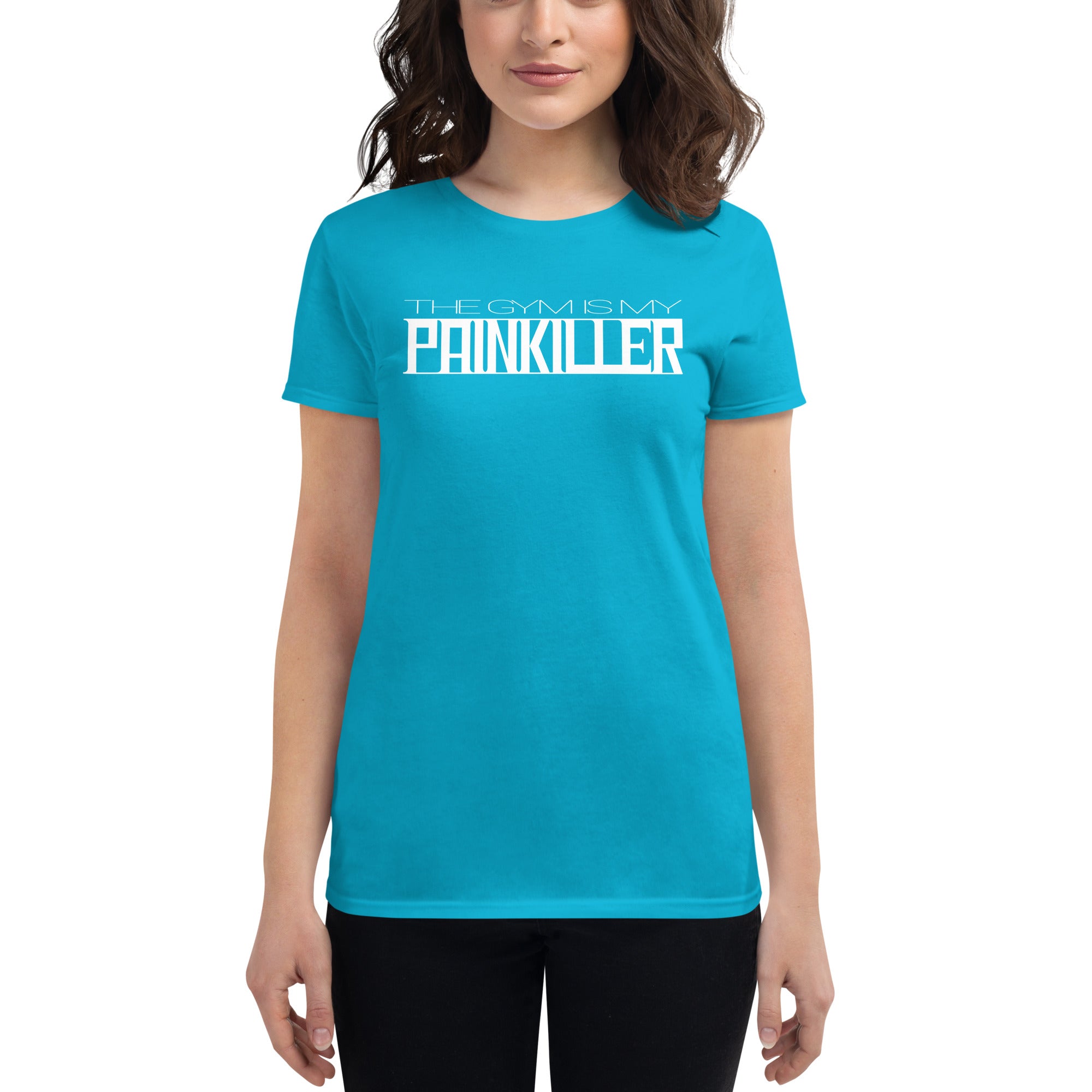 The Gym Is My Painkiller | Women's short sleeve t-shirt