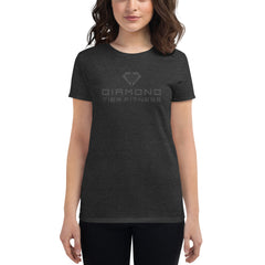 Diamond Tier Fitness Black | Women's short sleeve t-shirt