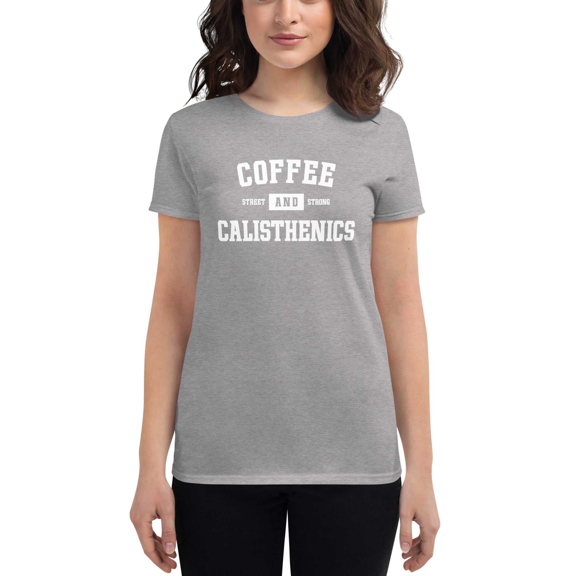 Coffee And Calisthenics | Women's short sleeve t-shirt