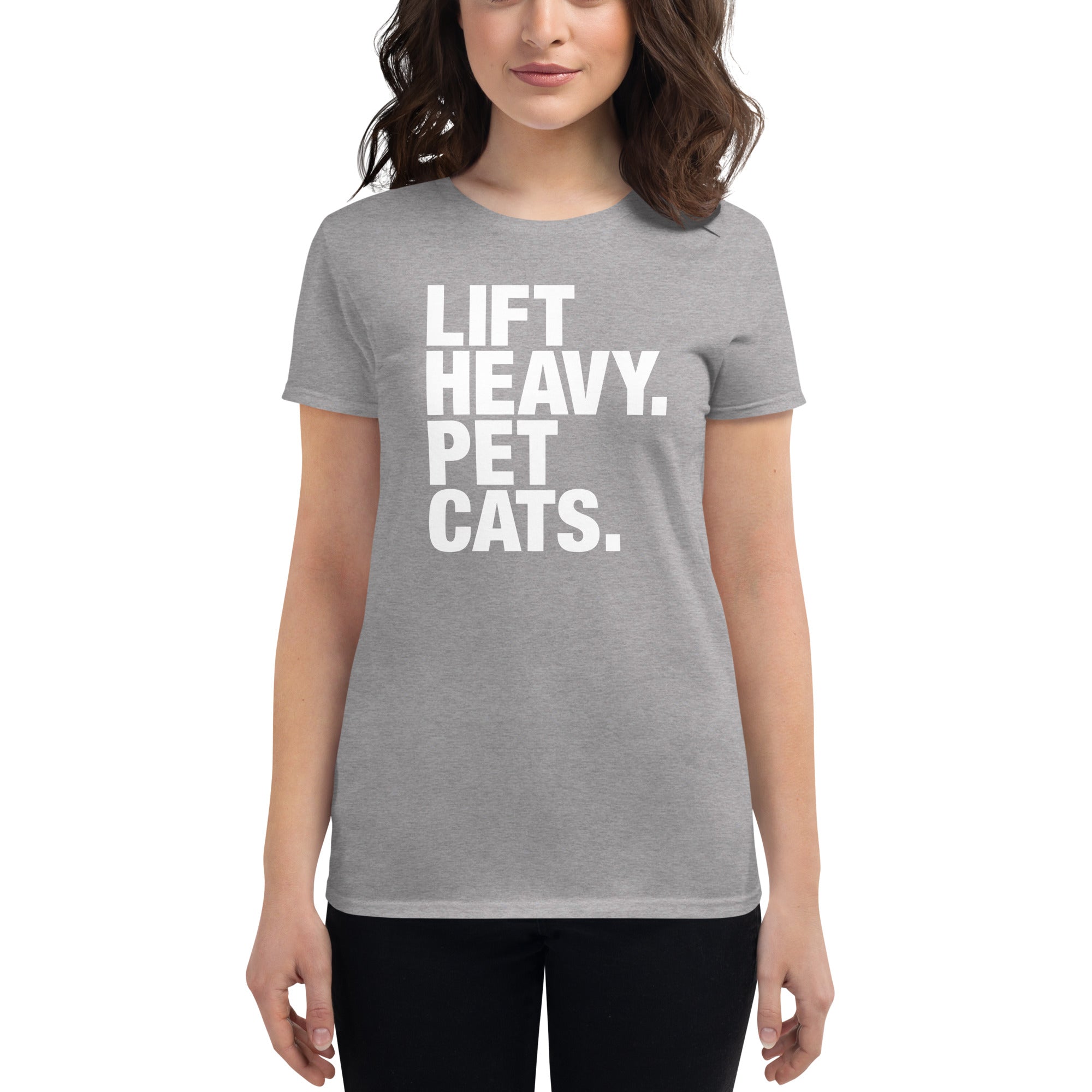 Lift Heavy Pet Cats | Women's short sleeve t-shirt