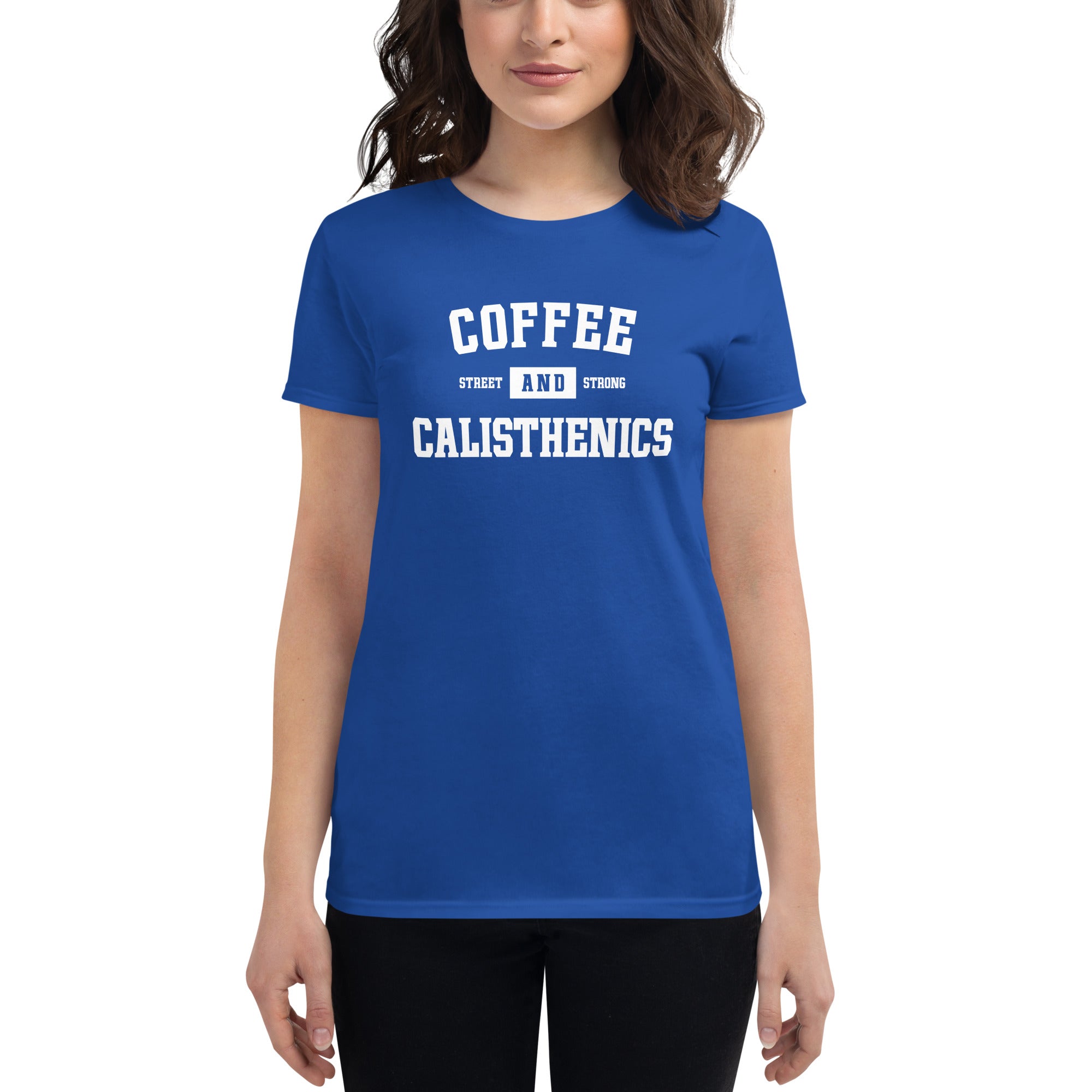 Coffee And Calisthenics | Women's short sleeve t-shirt