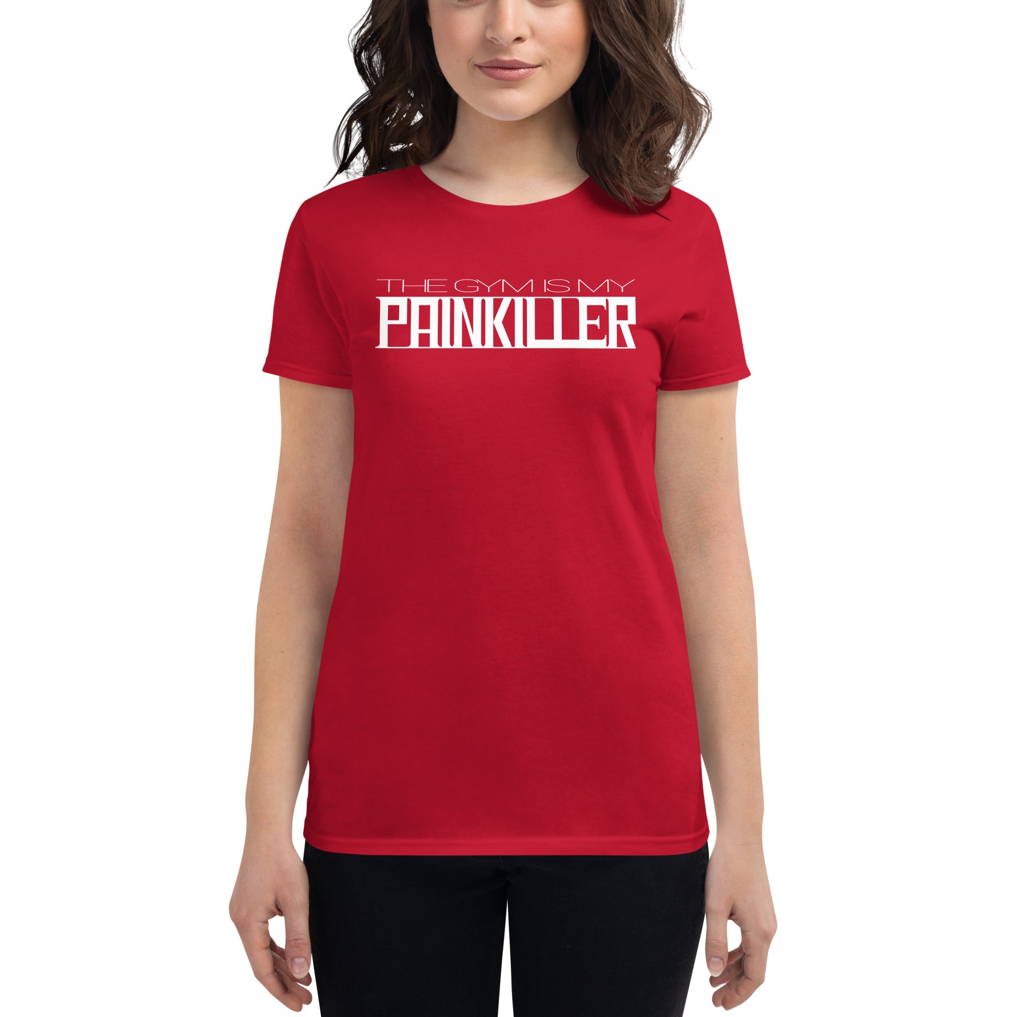 The Gym Is My Painkiller | Women's short sleeve t-shirt