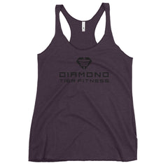 Diamond Tier Fitness Black | Women's Racerback Tank